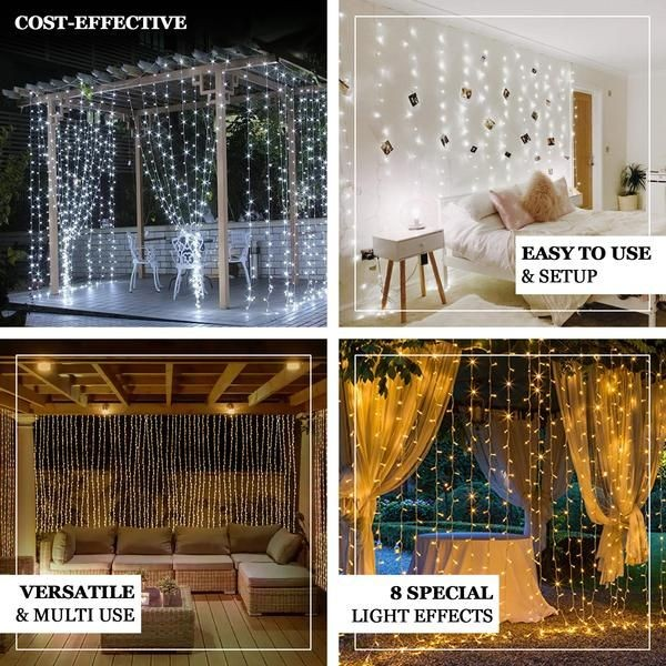 Magic Lights LED Curtain String Lights