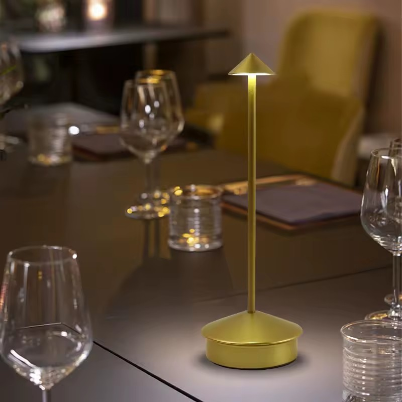 Hotel Umbrella Lampshade – Wireless Waterproof LED Lamp with Touch Control